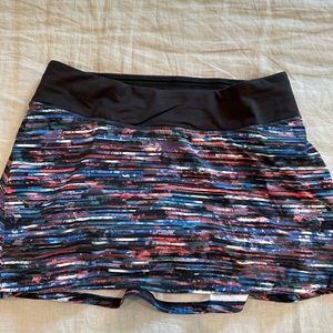 Lululemon rear pleated skort.
